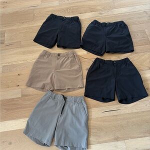 Chubbies Men' Shorts. Everywear performance 6in XS. (3black,1kahki,1gray)